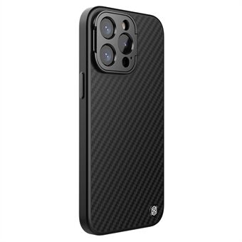 NILLKIN Carboprof Fodral för iPhone 14 Pro , TPU+Aramid Fiber Kamera Kickstand Telefonskydd Kompatibel med MagSafe