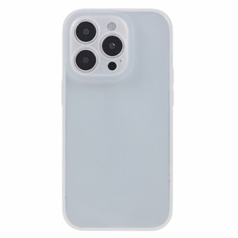 För iPhone 14 Pro Liquid Silicone+PC Translucent Case Precise Cutout Kameraskydd Telefonskydd