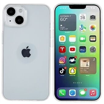 Anti-damm telefonfodral för iPhone 14 Plus , hög transparens TPU Bra skydd Mobiltelefonskal