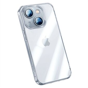 BENKS Stötsäkert fodral för iPhone 14 Plus Kristallklart telefonfodral Anti-Drop Mjuk TPU + glasbaksida telefonfodral