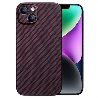 X-LEVEL Nano Kevlar Series Aramid Fiber Magnetic Case för iPhone 14 Plus, Carbon Fiber Texture Anti-drop Ultra Slim Phone Cover