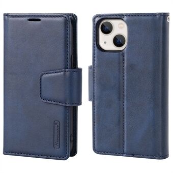 HANMAN Miro2-serien för iPhone 14 Plus avtagbart plånboksfodral PU-läder Stand Stötsäkert telefonfodral