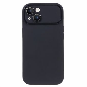 För iPhone 14 Plus Slim-Fit TPU telefonfodral Matt yta skyddande mobiltelefonskal (exakt bakre linsutskärning)