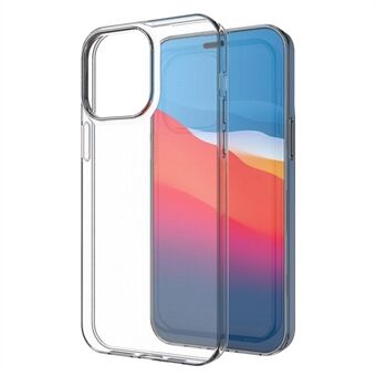 För iPhone 14 Pro Max  Transparent Ultra Slim TPU-fodral Fallsäkert telefonskyddsskydd