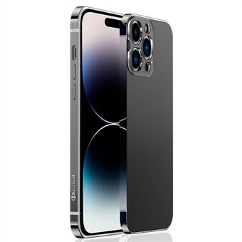 IM-CHEN Slim Case för iPhone 14 Pro Max Stötsäkert telefonfodral Anti-Drop PC-baksida Rostfritt Steel Telefonskydd