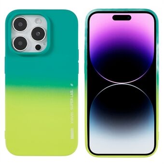 X-LEVEL Rainbow Series Gummerat telefonfodral för iPhone 14 Pro Max Dual Color Shockproof Slim Case Anti-Drop Mjukt TPU telefonfodral