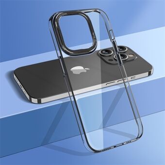 För iPhone 14 Pro Max Fallsäkert skyddande skal, kristallklart telefonskydd Kameraskyddsram Hårt PC-bakfodral
