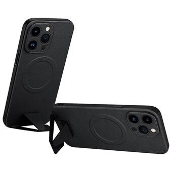 SULADA Star Series för iPhone 14 Pro Max PU-läderbelagd PC + TPU-fodral Kompatibel med MagSafe skyddande telefonfodral med stöd
