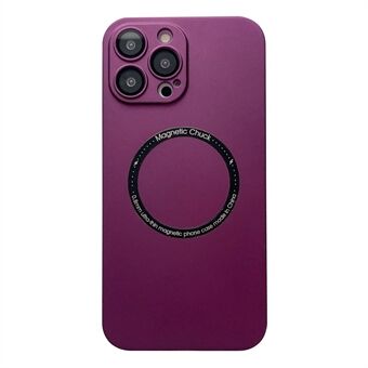 Stötsäkert fodral för iPhone 14 Pro Max PC-fodral 0,8 mm gummibelagt tunt telefonfodral med linsskydd