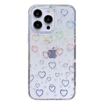 För iPhone 14 Pro Max PC+TPU Mobilfodral Glitter Powder IMD telefonskal