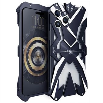 För iPhone 14 Pro Max Snyggt telefonfodral i aluminiumlegering Stötsäkert skyddsfodral