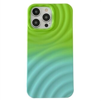 För iPhone 14 Pro Max Soft TPU telefonskal Gradient Water Ripple Texture Case