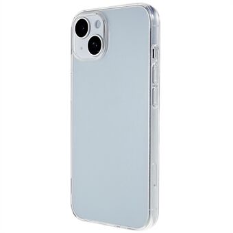 För iPhone 15, Flexibel TPU-transparent mobilfodral, Super Slim, Stöttåligt skal till mobiltelefon.