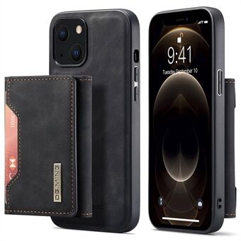 DG.MING M2-serien för iPhone 15 Plus Ställbart skal för mobiltelefon i PU+PC+TPU magnetiskt plånboksfodral