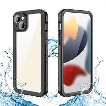 REDPEPPER FS-serien för iPhone 15 Plus Allt-i-ett mobilfodral IP68-vattentätt dammtätt snötätt genomskinligt skydd