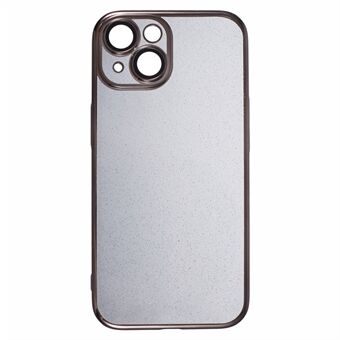 För iPhone 15 Plus Glitter Telefonskal PC Elektropläterad Täckning med Objektivskydd