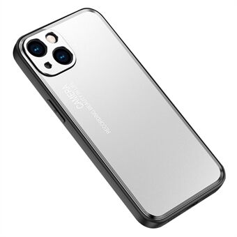 För iPhone 15 Plus TPU + Aluminiumlegering Stötskyddande Cover Värmeavledande Telefonfodral