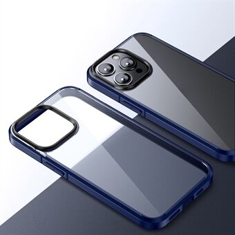 För iPhone 15 Pro Crystal Clear Series Repfri PC+TPU-telefontillbehör genomskinligt bakstycke