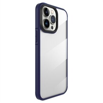 X-LEVEL För iPhone 15 Pro Hårt akryl + silikon telefonskal Stöttåligt mobilfodral Skaft