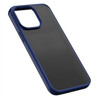 X-LEVEL för iPhone 15 Pro gummerat hudberöring akrylfodral Fodral för mobiltelefon med fallskydd