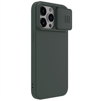 NILLKIN Till iPhone 15 Pro PC + Silikon Telefonväska Skjutkamera Lock Anti-Drop Skydd Kompatibel med MagSafe