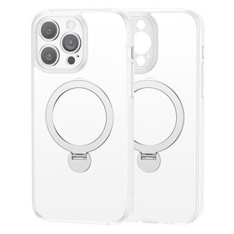 För iPhone 15 Pro telefonfodral TPU+Acrylic Kickstand Drop Protection Cover