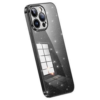 SULADA XingZuan-serien Elektropläterad skal för iPhone 15 Pro Max, Glitter Rhinestone Dekor Mjukt TPU-telefonbakstycke