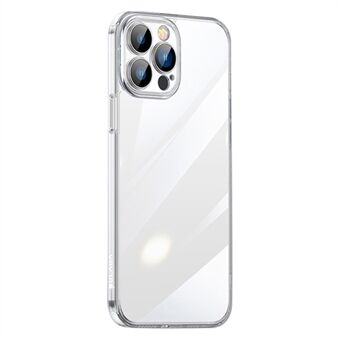 SULADA Crystal Steel-serien för iPhone 15 Pro Max TPU + Härdat Glas Genomsiktig Fodral Anti-Drop Telefonöverdrag