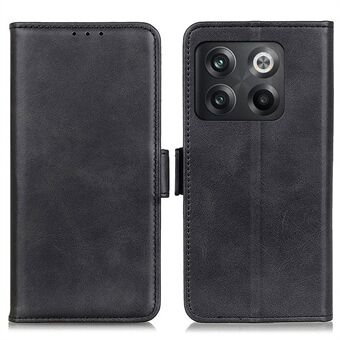 För OnePlus 10T 5G / ACE Pro 5G PU-lädertelefonfodral Stand Droppsäkert magnetlåsskydd
