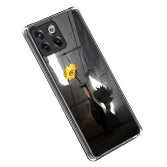 För OnePlus 10T 5G / ACE Pro 5G Mjuk TPU telefonfodral Solrosmönster Utskrift Anti- Scratch Skyddsfodral