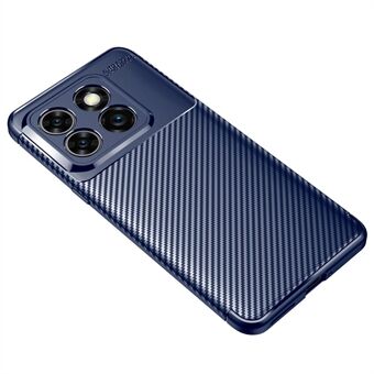 För OnePlus ACE Pro 5G / 10T 5G Carbon Fiber Texture Telefonfodral Anti-dropp skyddande TPU bakstycke