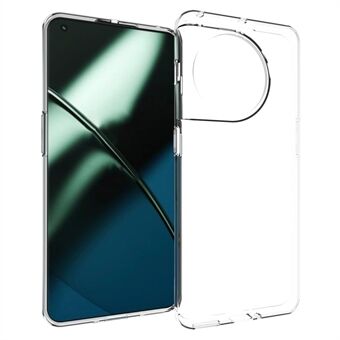 10 st/pack för OnePlus 11 5G TPU-telefonfodral Inre vattenstämpelfri Anti Scratch Kristallklart skal