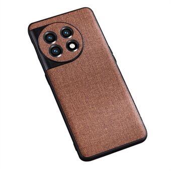 För OnePlus 11 5G Cloth Texture Telefonskydd Anti- Scratch TPU Skyddsfodral