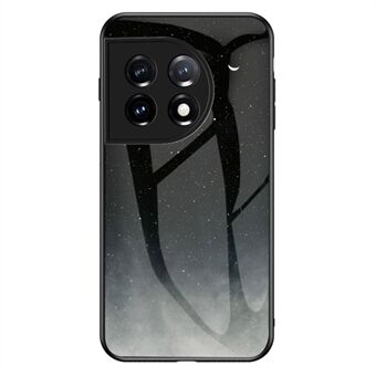 Mobilfodral för OnePlus 11 5G, härdat glas+PC+TPU Skyddsfodral med Starry
