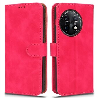 För OnePlus 11 5G Skin-touch Feeling Telefon Läderfodral Stand Mobilfodral