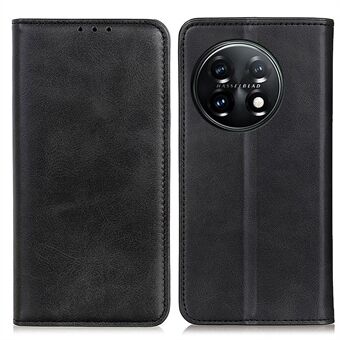 För OnePlus 11 5G Magnetisk Autostängande Mobiltelefon Stand Fodral Split Läder Drop-proof Cover Plånbok