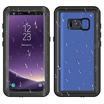 FS-serien för Samsung Galaxy S8 Snorkelningsvattentät telefonfodral IP68 Vattentät Anti-Fall Klart skyddsfodral.