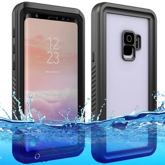 FS-serien för Samsung Galaxy S9 Snorkling Vattentät Genomskinlig Vattentät Fullskyddande Telefonfodral IP68