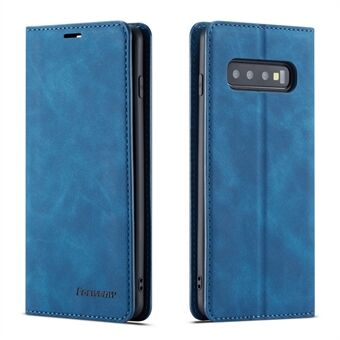 FORWENW Fantasy Series Silky Touch Leather Wallet Case for Samsung Galaxy S10