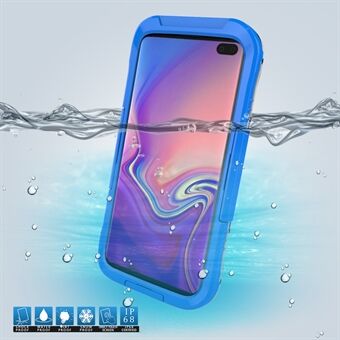 10m vattentätt vattentätt telefonfodral för Samsung Galaxy S10 smuts-/damm-/snötätt skal