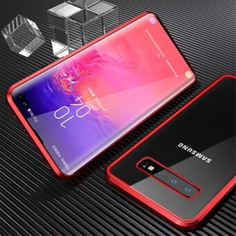 Full Covering Magnetic Metal Frame + Dual-Sided Anti-Scratch Tempered Glass Phone Shell for Samsung Galaxy S10