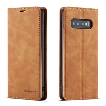 FORWENW Fantasy Series Silky Touch Leather Wallet Case for Samsung Galaxy S10 Plus