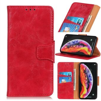 Crazy Horse Split Leather luckan [Plånbok Stand] för Samsung Galaxy A40