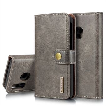 DG.MING Löstagbar PC Hard Case + plånboken Stand Split läderfodral för Samsung Galaxy A40