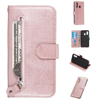 Plånboksfodral med blixtlåsficka för Samsung Galaxy A40