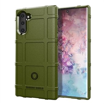 Anti-shock Shield Square Grid Texture TPU Phone Case Protection Cell Phone Cover for Samsung Galaxy Note 10 / Note 10 5G