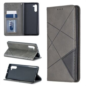 Geometric Pattern Leather Phone Case with Stand for Samsung Galaxy Note 10/Note 10 5G