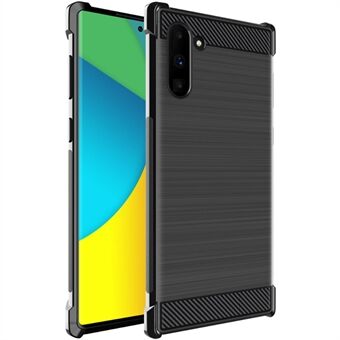 IMAK Vega Carbon Fiber Texture Brushed TPU Phone Case Shell för Samsung Galaxy Note 10 / Note 10 5G