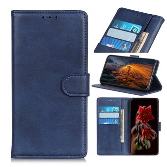 Bi färgade läder Stand Cell Mobile Shell plånbok Skal till Samsung Galaxy A51