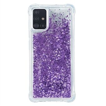 Ren färg Glitter pulver Quicksand TPU skal för Samsung Galaxy A51 SM-A515